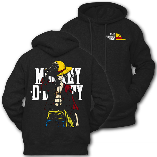 Monkey D Luffy - The Pirate King - One Piece - Anime - Hoodie