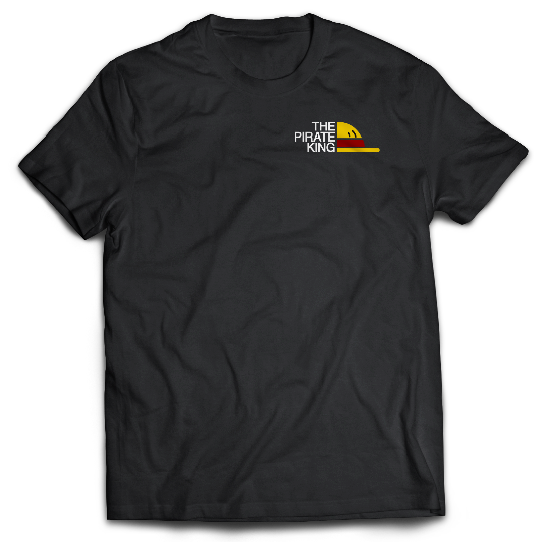 Monkey D Luffy - The Pirate King - One Piece - Anime - T-shirt - Front