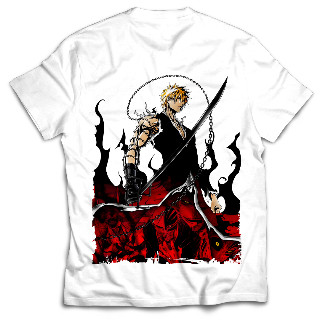 Ichigo - The Substitute Soul Reaper - Bleach - Anime - T-shirt - Back