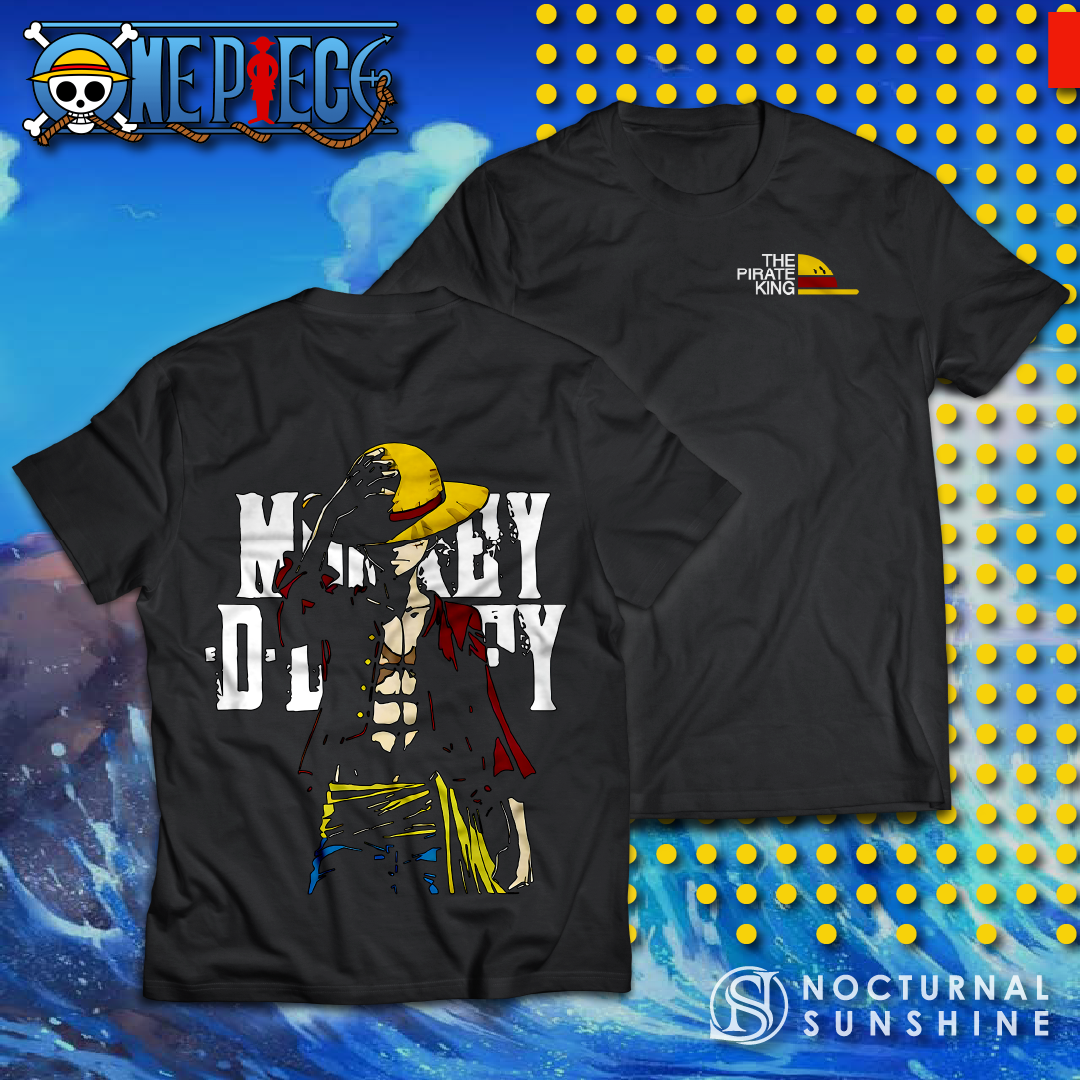 Monkey D Luffy - The Pirate King - One Piece - Anime - T-shirt 2