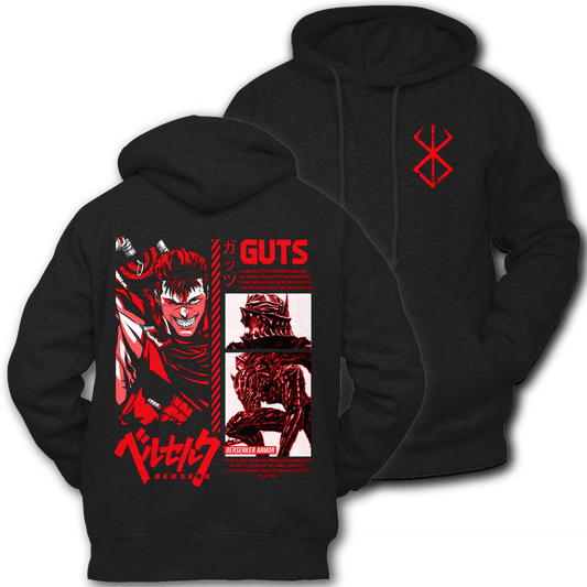 Guts X Berserker Armor - Berserk - Anime - Hoodie