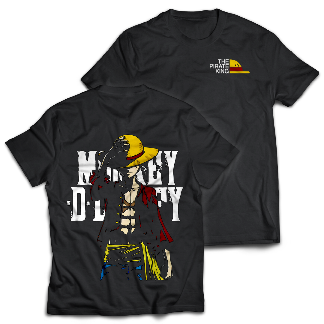 Monkey D Luffy - The Pirate King - One Piece - Anime - T-shirt