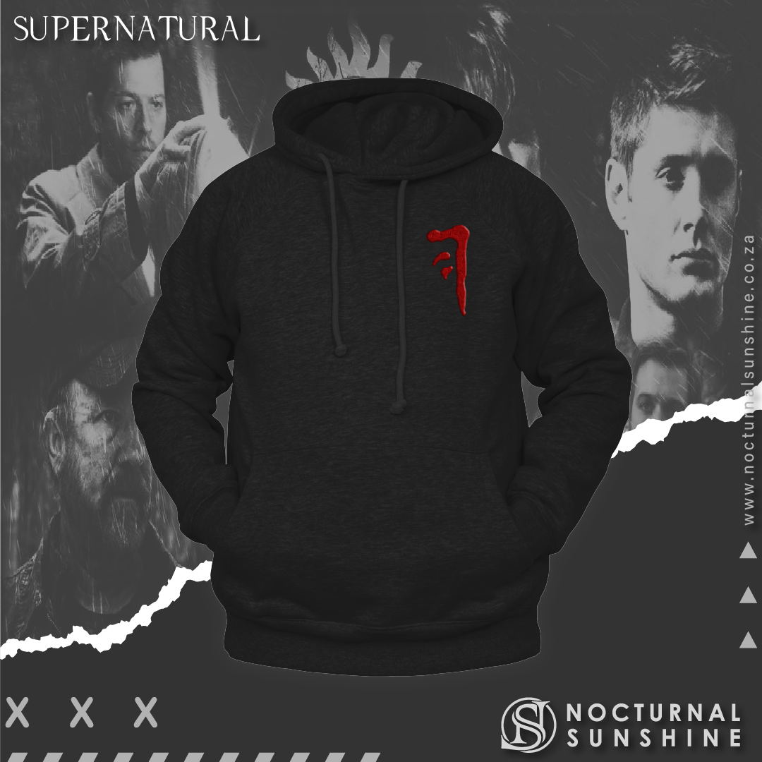 Supernatural inspired hoodie with graphic design