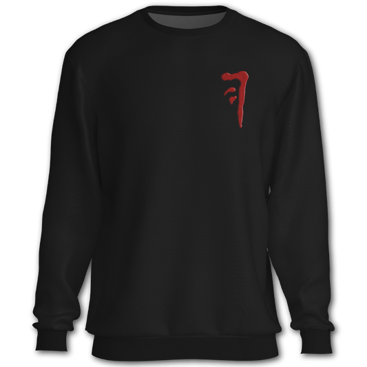 Supernatural inspired black sweatshirt with graphic design