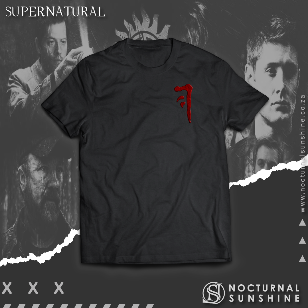 Supernatural inspired t-shirt with graphic design