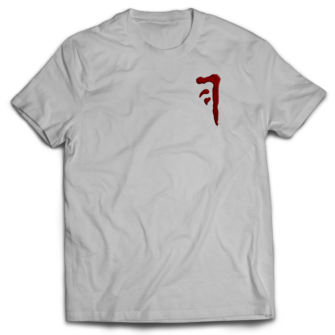 Supernatural inspired gray t-shirt with graphic design