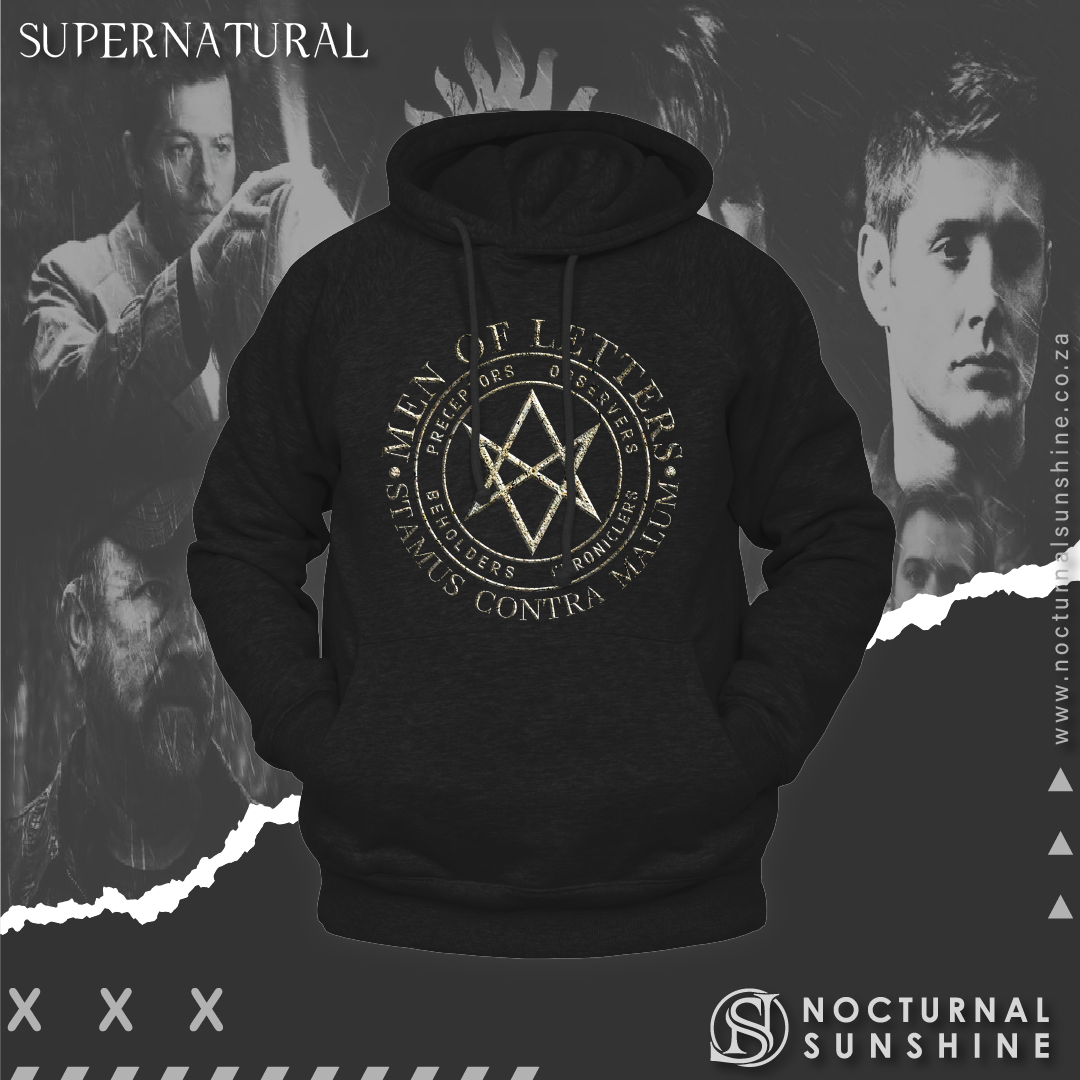 Supernatural inspired hoodie with graphic design