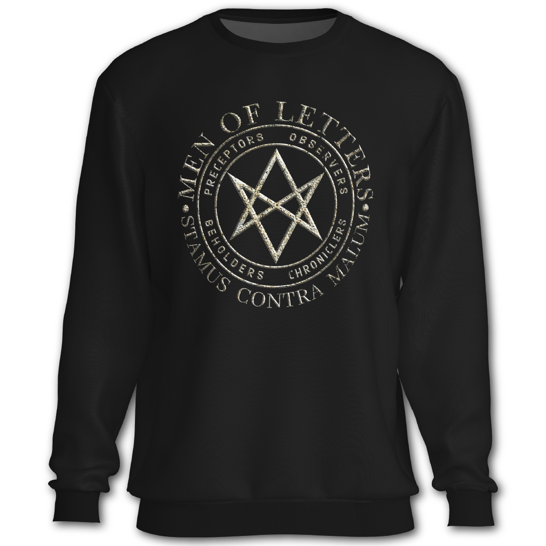 Supernatural inspired black sweatshirt with graphic design