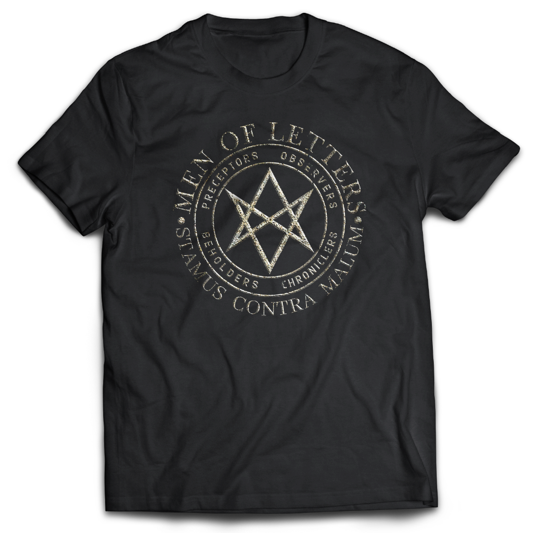 Supernatural inspired black t-shirt with graphic design