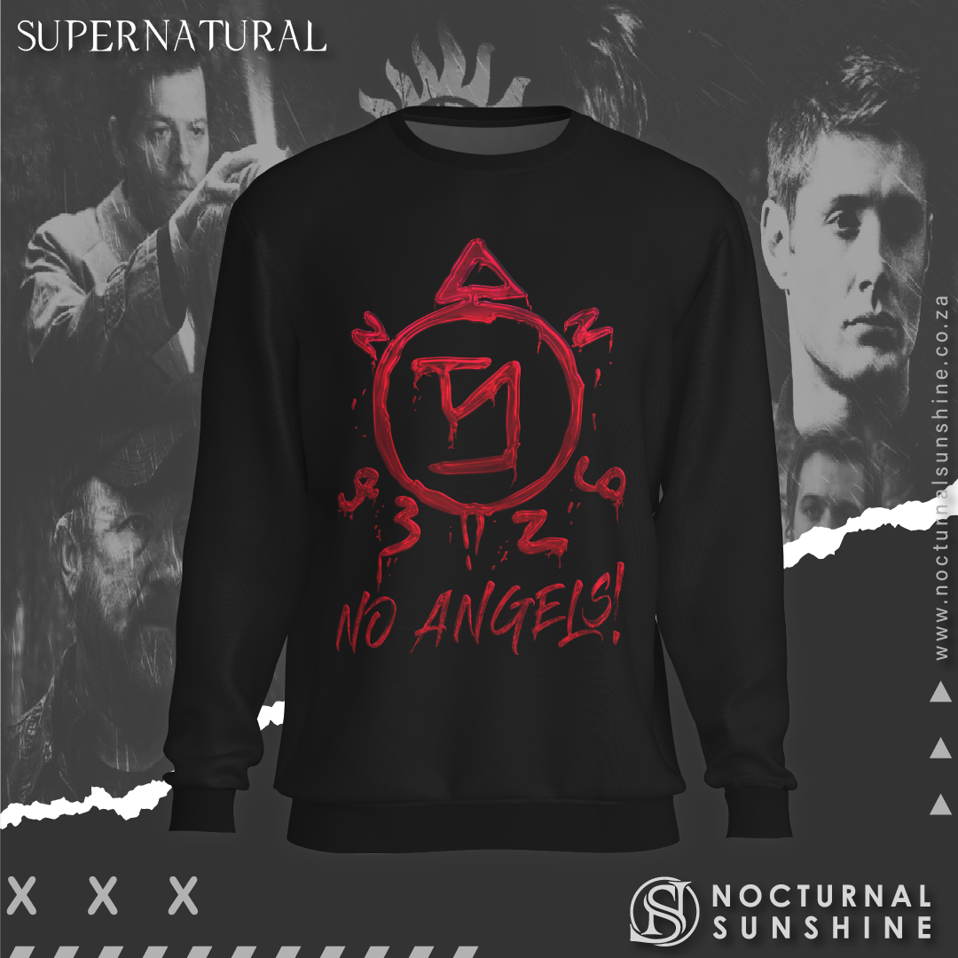 Supernatural inspired sweatshirt with graphic design