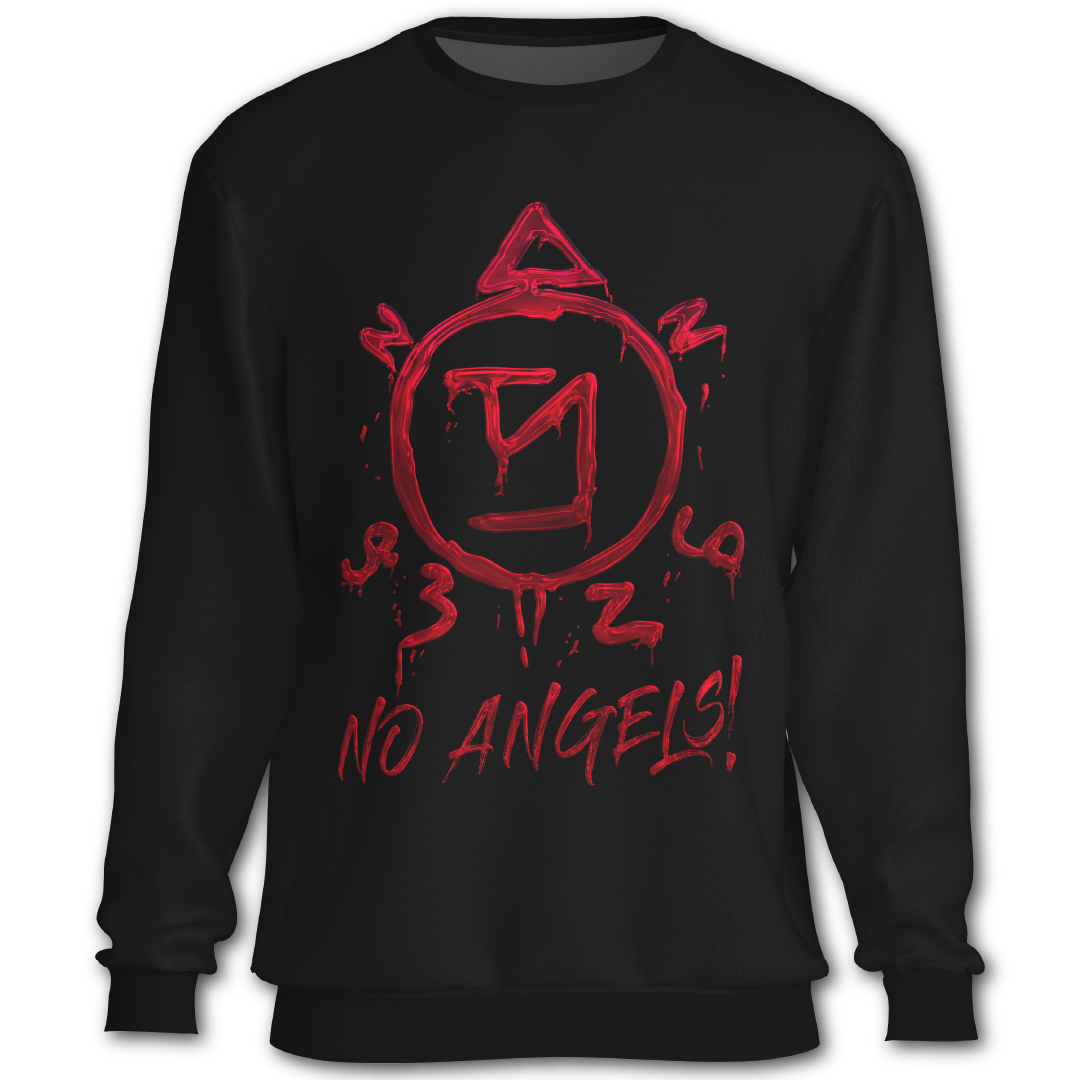 Supernatural inspired black sweatshirt with graphic design
