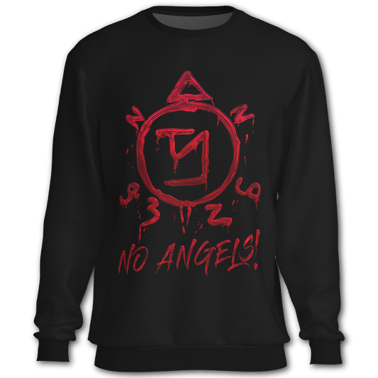 Supernatural inspired black sweatshirt with graphic design