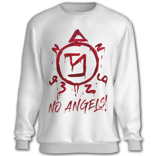 Supernatural inspired white sweatshirt with graphic design