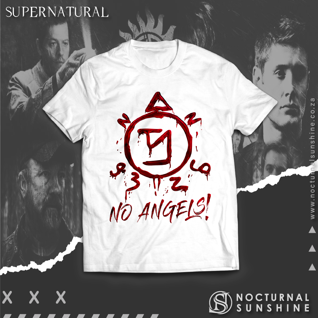 Supernatural inspired t-shirt with graphic design