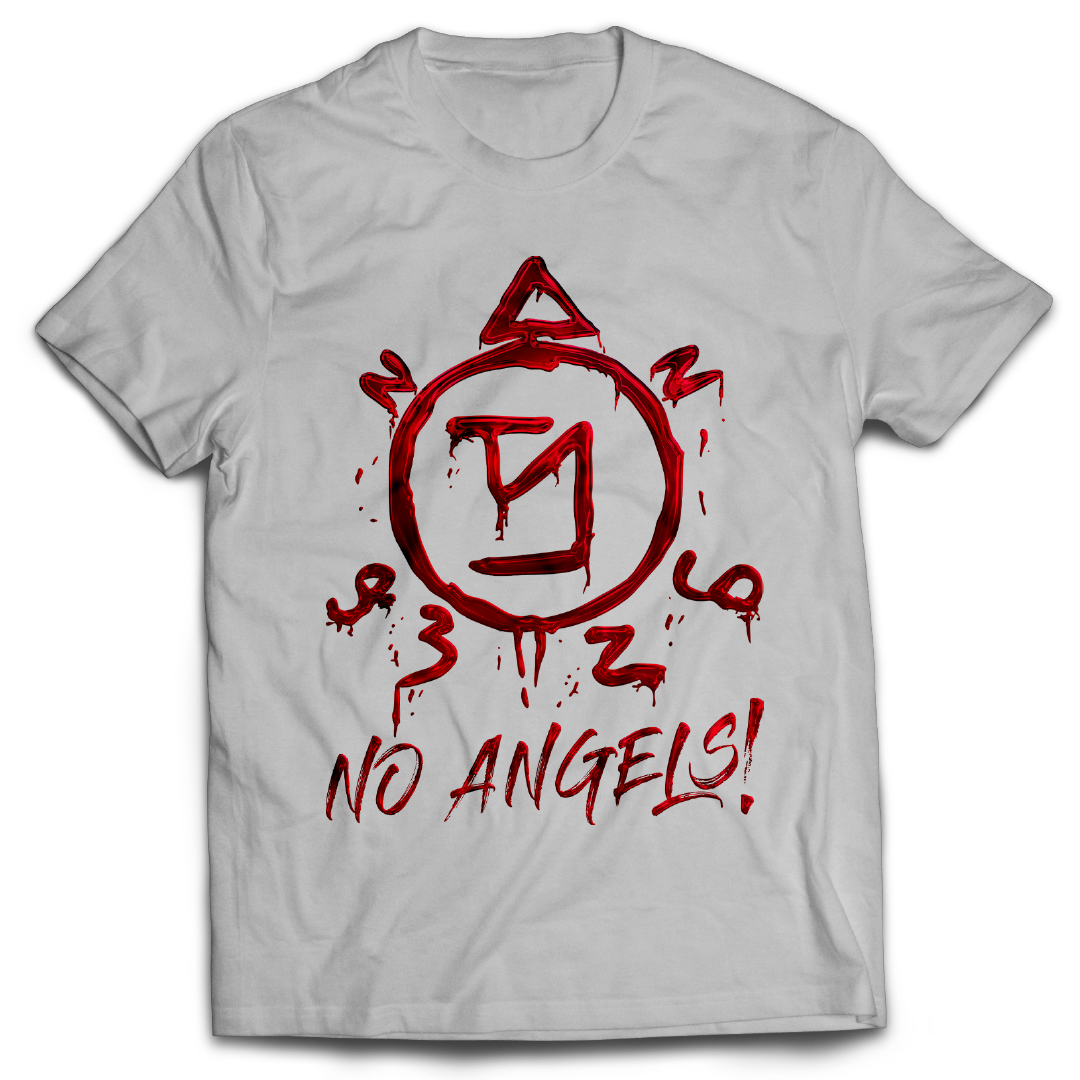 Supernatural inspired gray t-shirt with graphic design