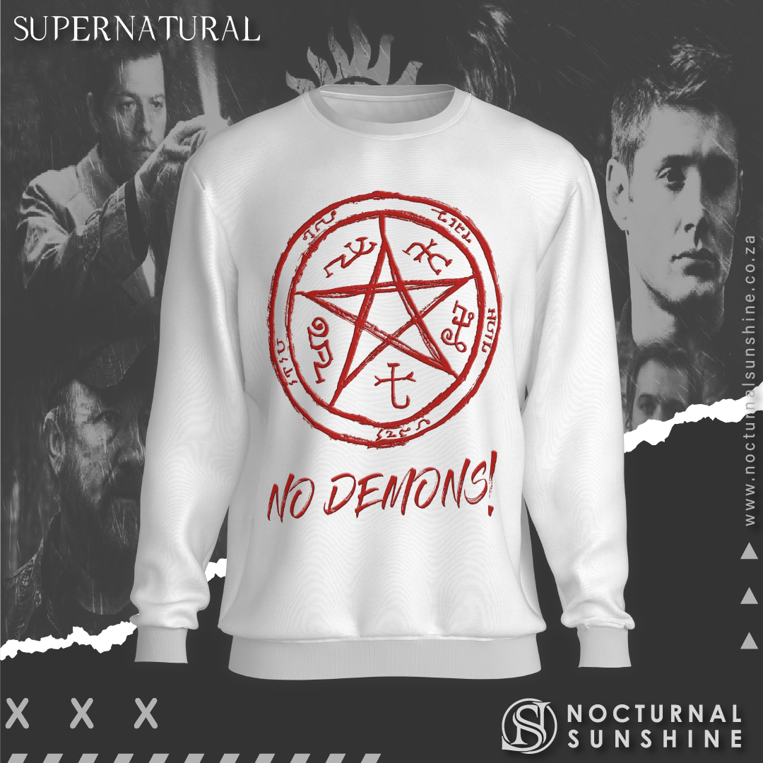 Supernatural inspired sweatshirt with graphic design