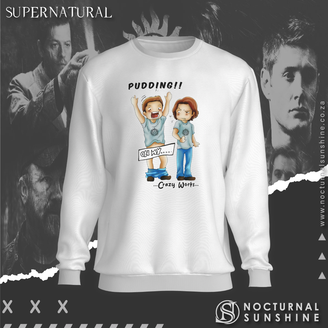 Supernatural inspired sweatshirt with graphic design