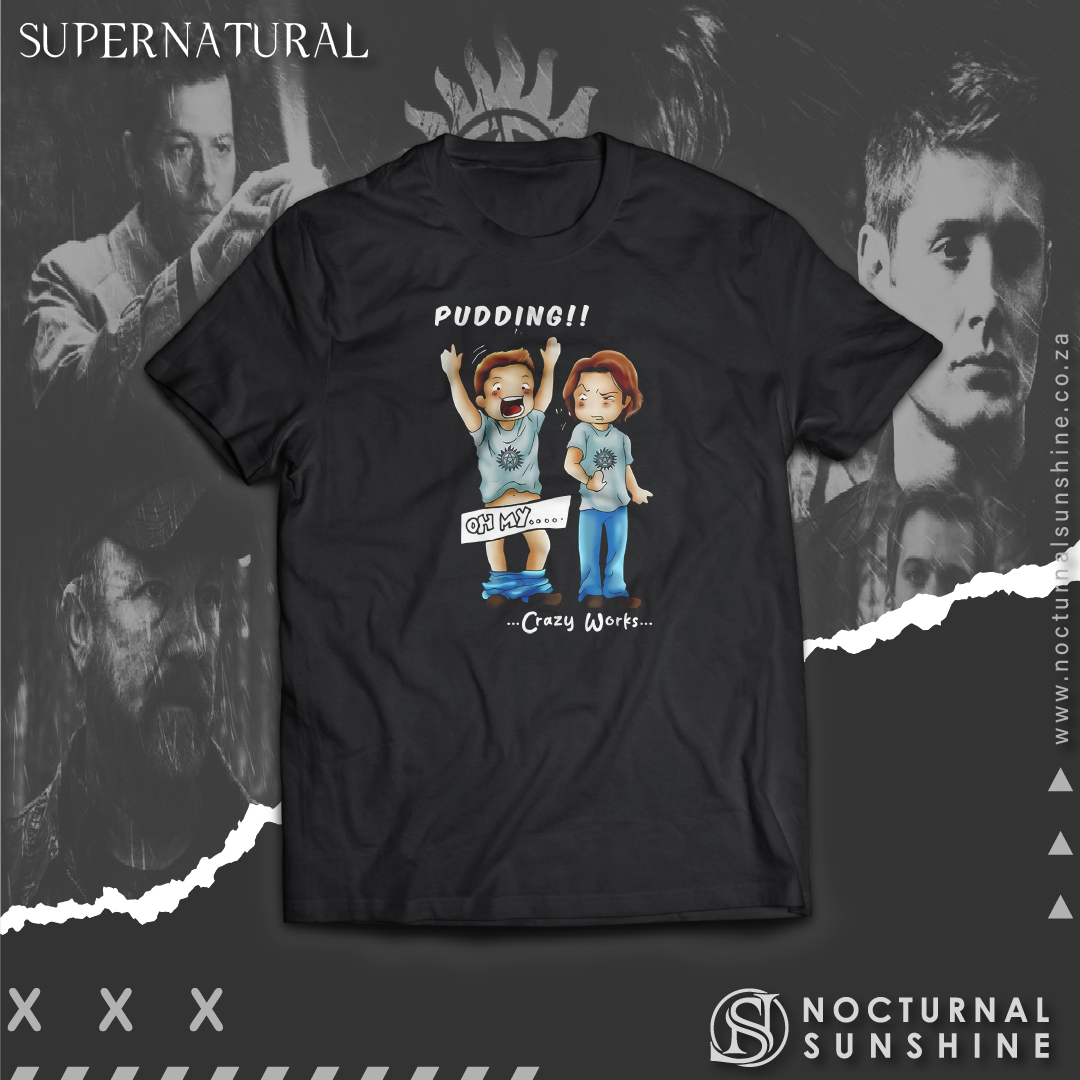 Supernatural inspired t-shirt with graphic design