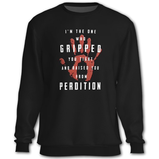 Supernatural inspired black sweatshirt with graphic design
