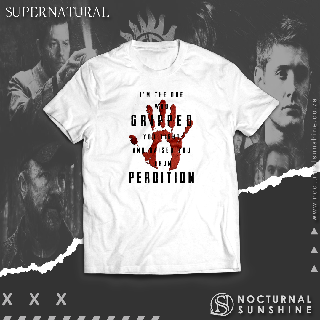 Supernatural inspired t-shirt with graphic design