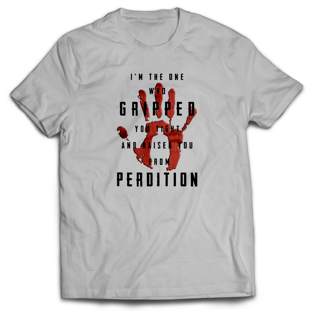 Supernatural inspired gray t-shirt with graphic design