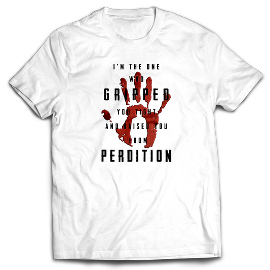 Supernatural inspired white t-shirt with graphic design