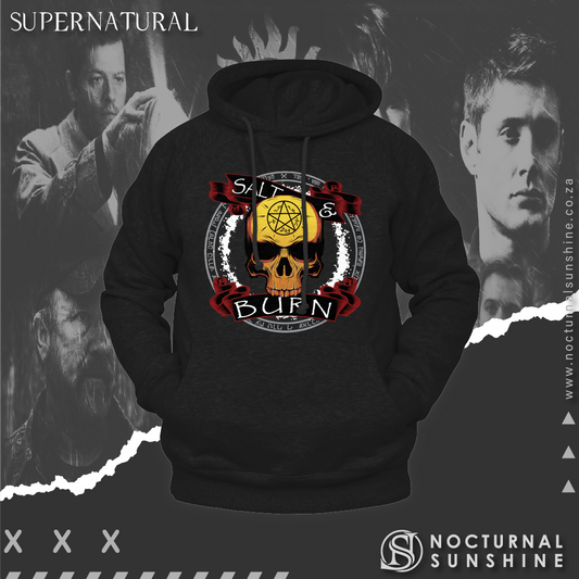 Supernatural inspired hoodie with graphic design. South Africa