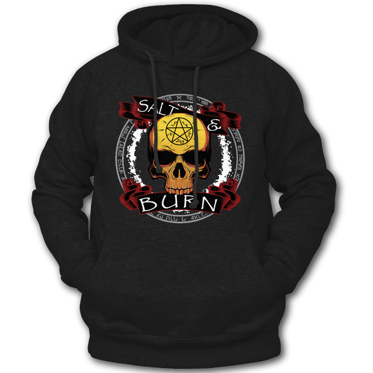 Supernatural inspired black hoodie with graphic design. South Africa