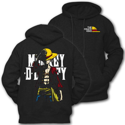 Monkey D Luffy - The Pirate King - One Piece - Anime - Hoodie