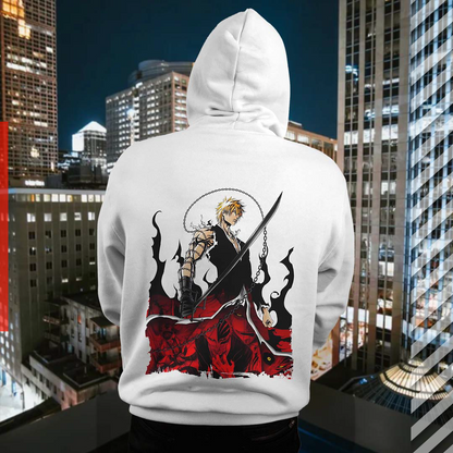 Ichigo - The Substitute Soul Reaper - Bleach - Anime - Hoodie - Back 2