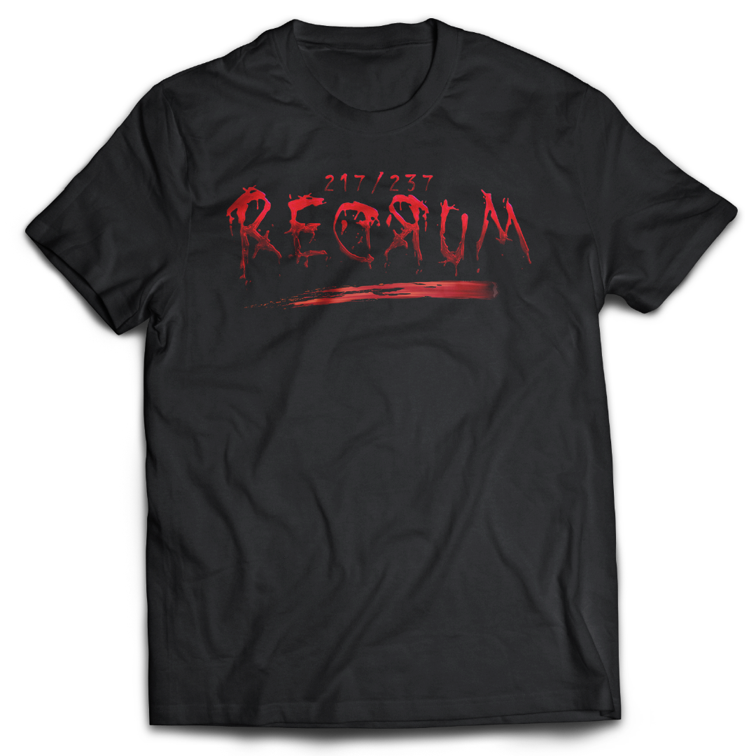 The Shining - Redrum - Horror - Tee - Black