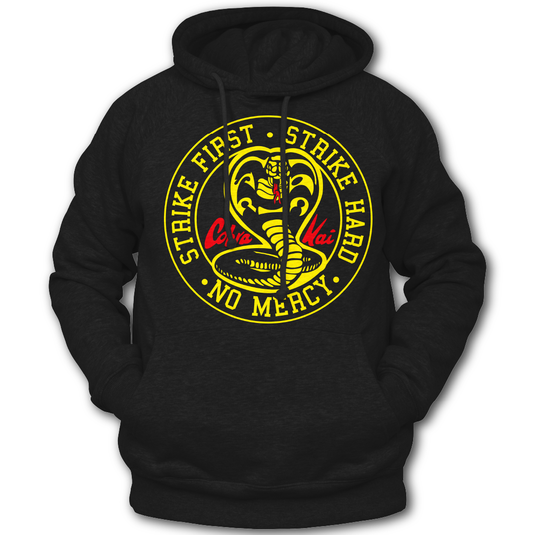 Cobra Kai - Strike First Strike Hard - Hoodie