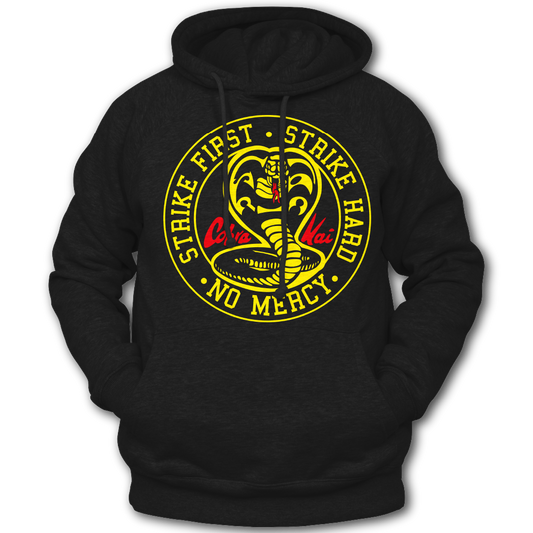 Cobra Kai - Strike First Strike Hard - Hoodie