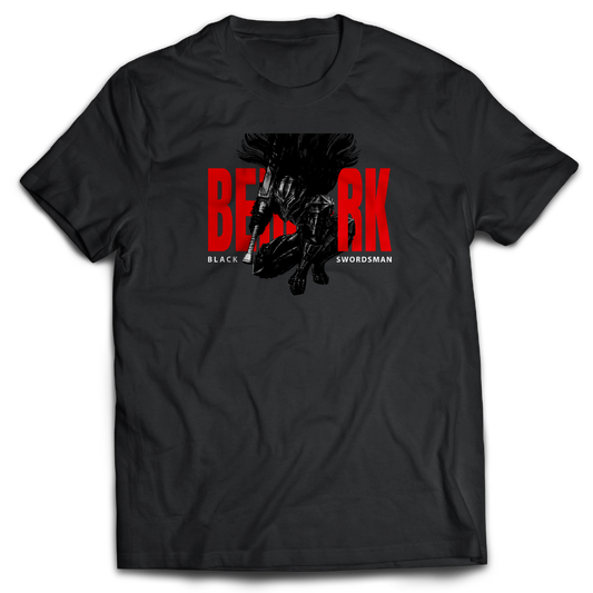 Black Swordsman - Red - Berserk - Anime - Tee