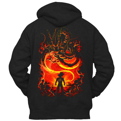 Goku - The Eternal Wish - Dragon Ball - Anime - Hoodie - Back