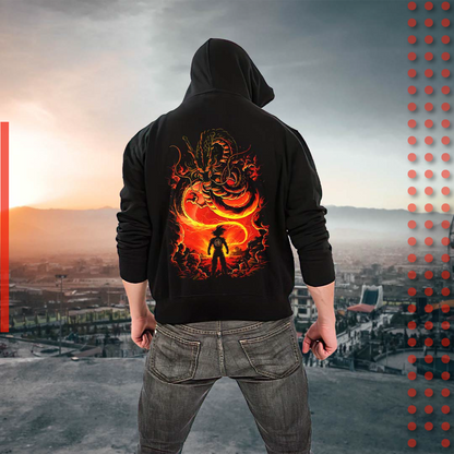 Goku - The Eternal Wish - Dragon Ball - Anime - Hoodie - Back 2