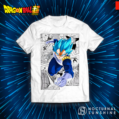 Vegeta Blue X Manga - Dragon Ball - Anime - Tshirt