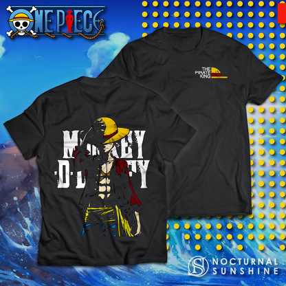 Monkey D Luffy - The Pirate King - One Piece - Anime - T-shirt 2