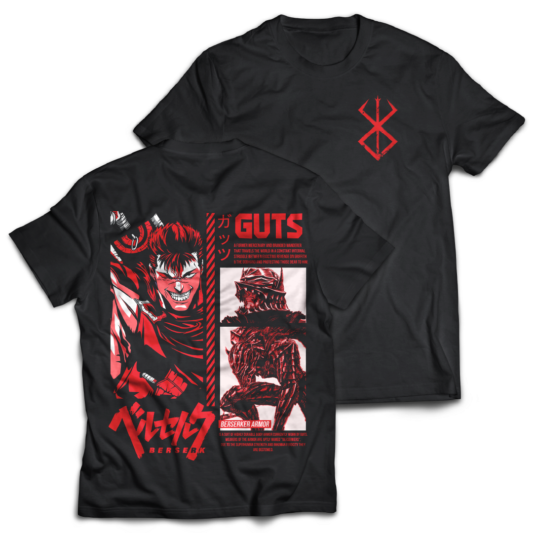 Guts X Berserker Armor - Berserk - Anime - T-shirt