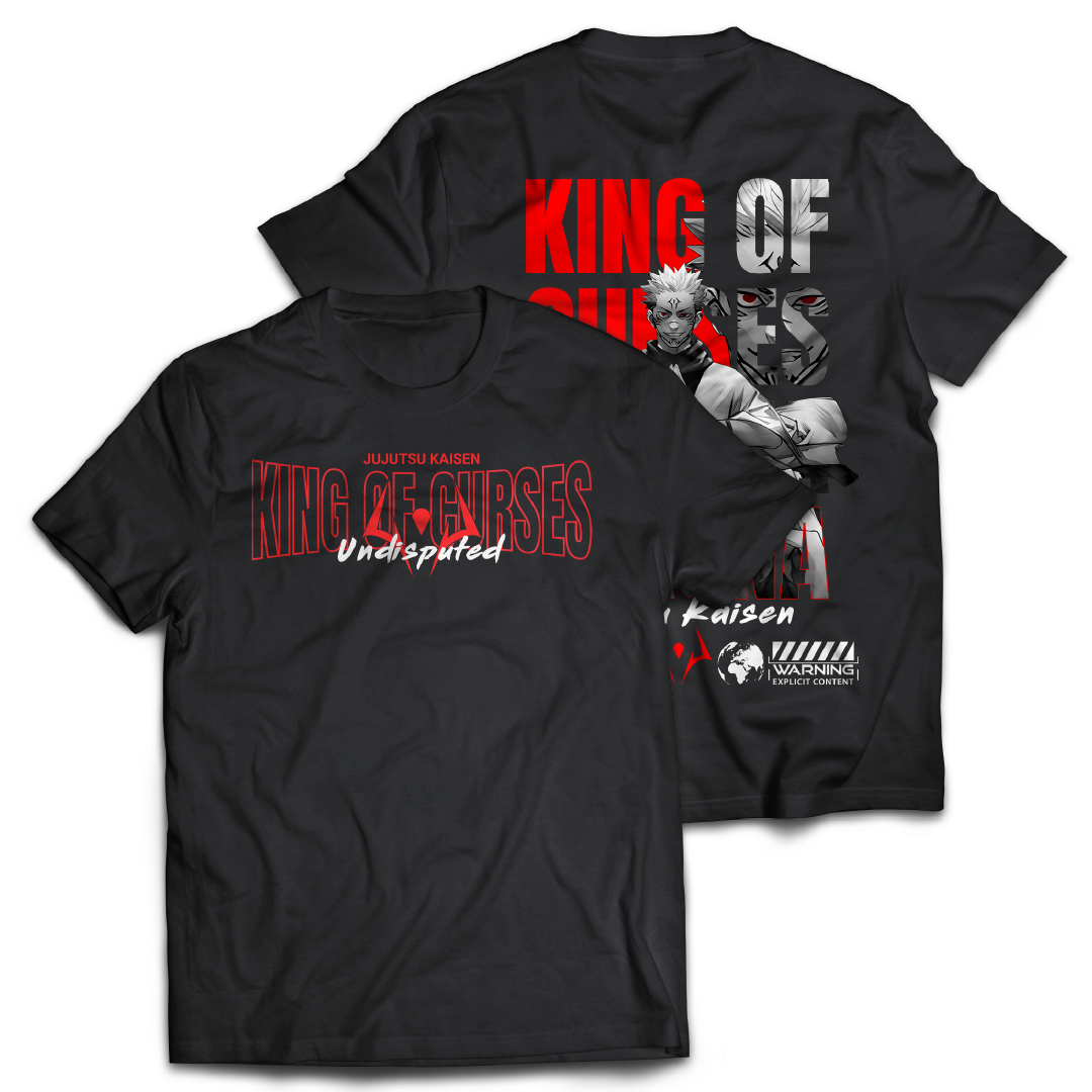 King Of Curses - Sukuna - Jujutsu Kaisen - JJK - Anime - Tee