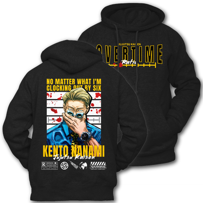 Overtime - Kento Nanami - Jujutsu Kaisen - JJK - Anime - Hoodie