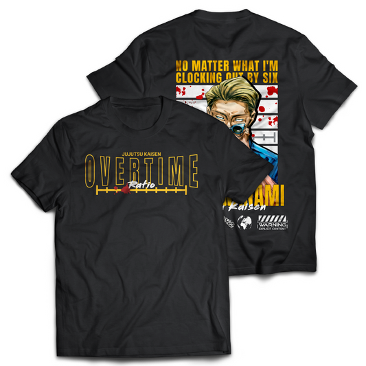 Overtime - Kento Nanami - Jujutsu Kaisen - JJK - Anime - Tee