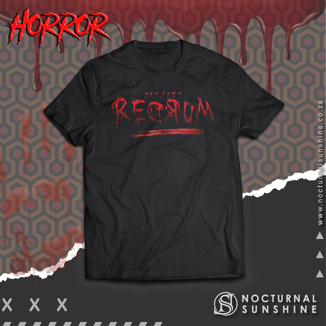 The Shining - Redrum - Horror - Tee - Black