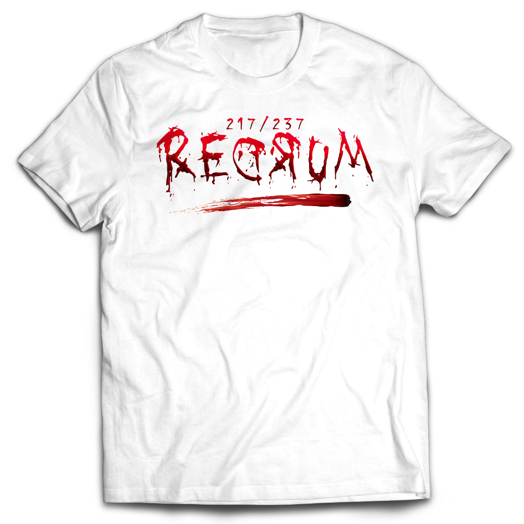 The Shining - Redrum - Horror - Tee - White