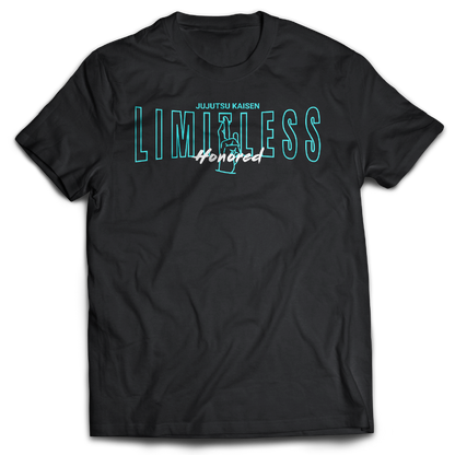 Limitless - Satoru Gojo - Jujutsu Kaisen - JJK - Anime - Tee - Front