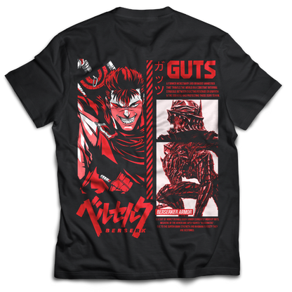 Guts X Berserker Armor - Berserk - Anime - T-shirt - Back