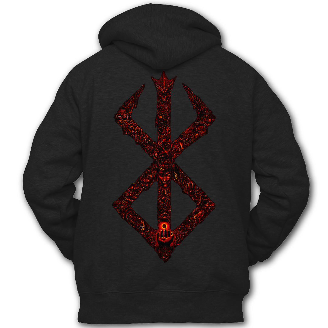 Branded V2 - Berserk - Anime - Hoodie - Back