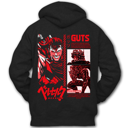 Guts X Berserker Armor - Berserk - Anime - Hoodie - Back