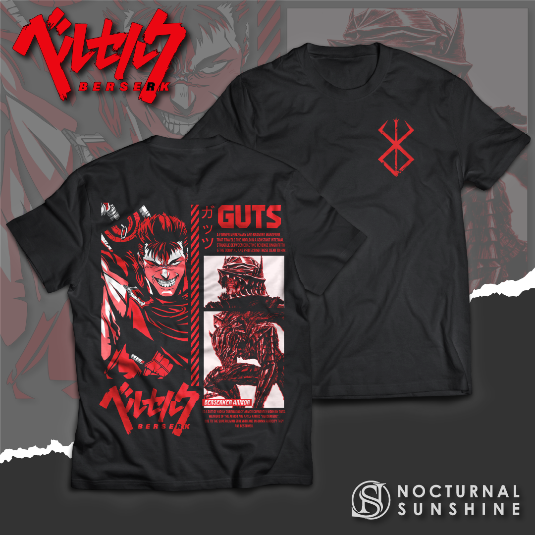 Guts X Berserker Armor - Berserk - Anime - T-shirt