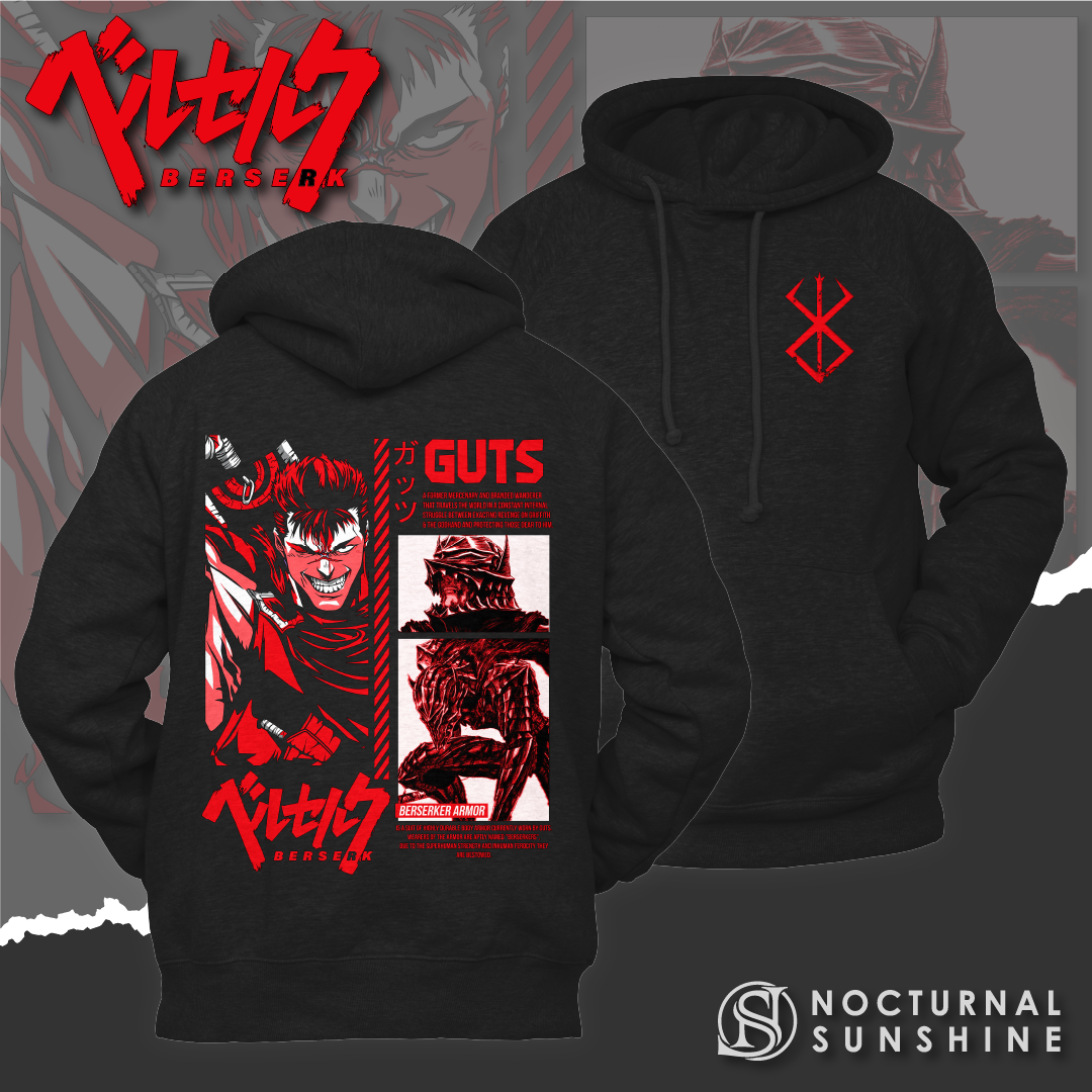 Guts X Berserker Armor - Berserk - Anime - Hoodie